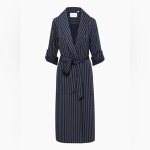 Babaton Navy and White Kahlo Robe XS